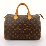 LOUIS VUITTON Handbag M41526 Speedy 30 Monogram canvas/Leather Brown Women Used