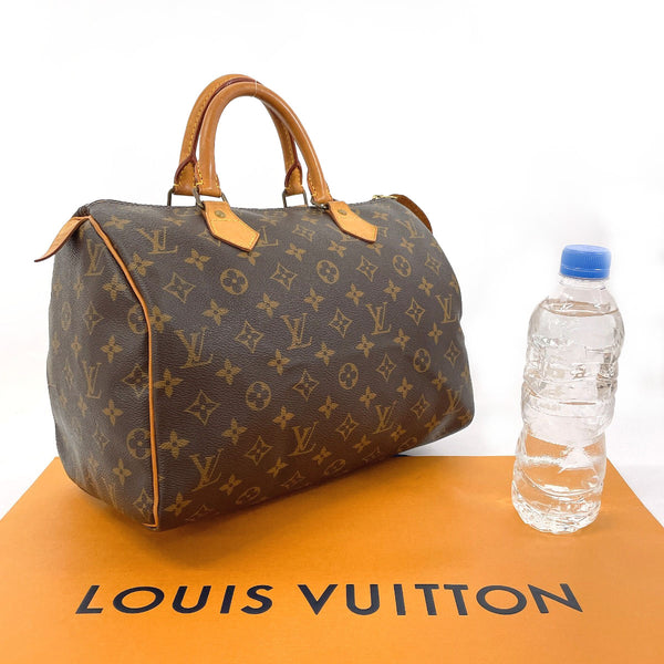 LOUIS VUITTON Handbag M41526 Speedy 30 Monogram canvas/Leather Brown Women Used