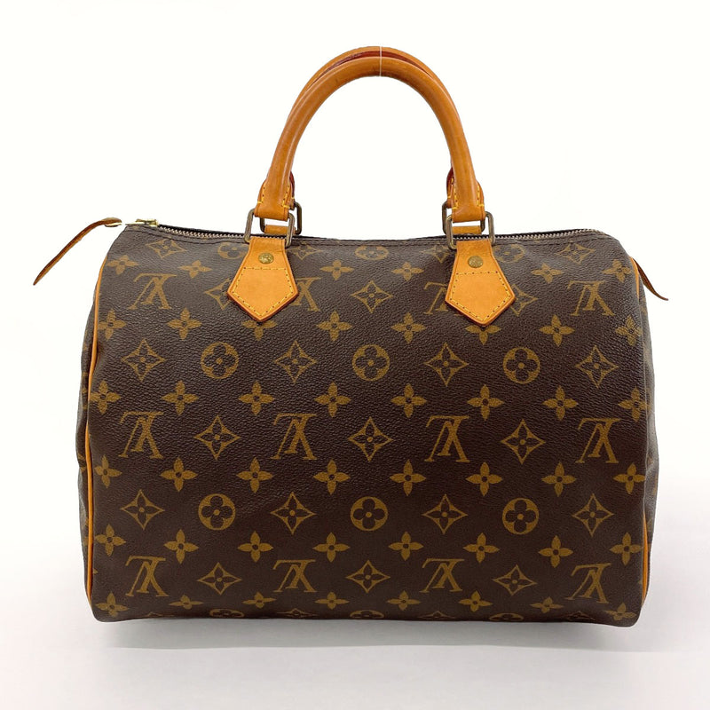 LOUIS VUITTON Handbag M41526 Speedy 30 Monogram canvas/Leather Brown Women Used