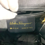 Salvatore Ferragamo Handbag DK-216167 2WAY leather Black Women Used