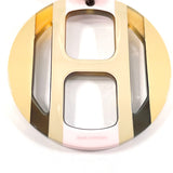 HERMES Necklace H057087FL22 H Equip Buffalo horn/lacquer beige beige Women Used