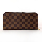 LOUIS VUITTON purse N63071 Portefeuille Ansolit Damier Brown unisex Used