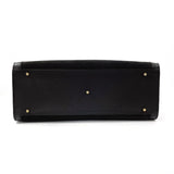 GUCCI Handbag 002・1186・0260 Bamboo Suede/leather Black Women Used