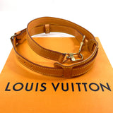 LOUIS VUITTON Shoulder strap For Keepall Bandouliere Leather beige unisex Used