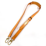 LOUIS VUITTON Shoulder strap For Keepall Bandouliere Leather beige unisex Used