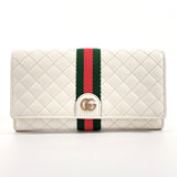 GUCCI purse 536451 GG Marmont quilting leather white Women Used