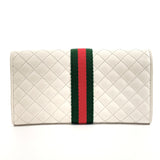 GUCCI purse 536451 GG Marmont quilting leather white Women Used