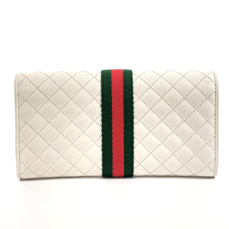 GUCCI purse 536451 GG Marmont quilting leather white Women Second hand