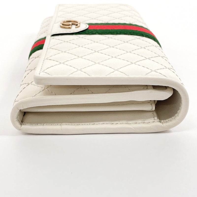 GUCCI purse 536451 GG Marmont quilting leather white Women Second hand