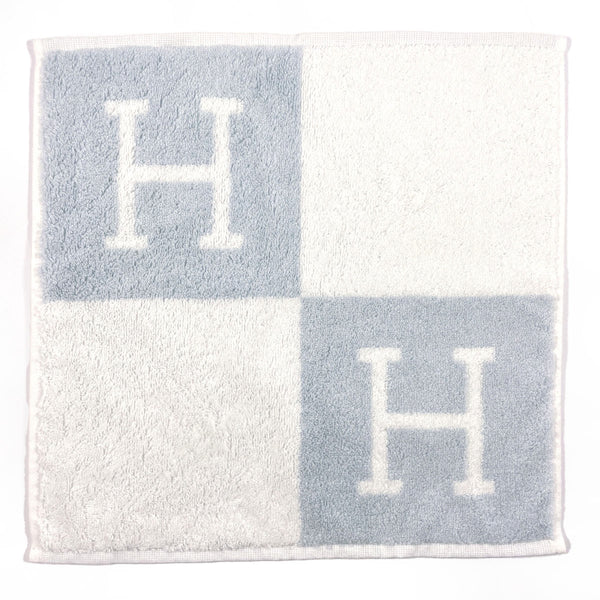 HERMES towel H102192M 03 Avalon Carre Towel cotton blue blue unisex Second hand