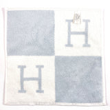 HERMES towel H102192M 03 Avalon Carre Towel cotton blue blue unisex Used