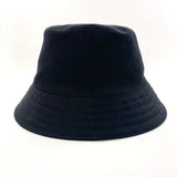 HERMES hat Harper H Serie Bucket hat cotton Black unisex New
