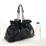 Christian Dior Shoulder Bag Le Trant Canage ChainShoulder Patent leather Black Women Used