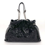 Christian Dior Shoulder Bag Le Trant Canage ChainShoulder Patent leather Black Women Used