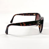 CHANEL sunglasses 5380-A COCO Mark Synthetic resin Brown Women Second hand