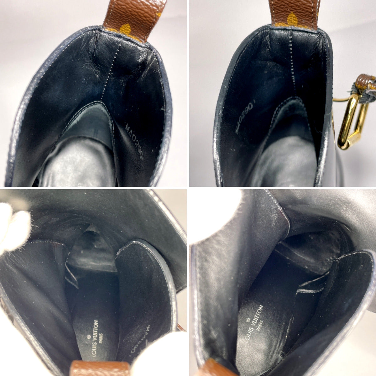 LOUIS VUITTON boots Star trail line short boots Patent leather