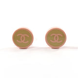 CHANEL Earring COCO Mark plastic pink pink 05 C Women Used