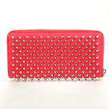 Christian Louboutin purse 1185059 Panettone spike studs Zip Around leather pink pink Women Used