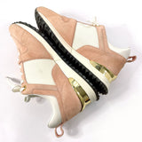 LOUIS VUITTON sneakers Run away line Suede/leather pink Women Used