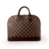 LOUIS VUITTON Handbag N51131 Alma Damier Brown Women Used