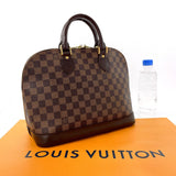 LOUIS VUITTON Handbag N51131 Alma Damier Brown Women Second hand