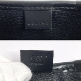 CELINE Pouch Macadam PVC Black Women Second hand