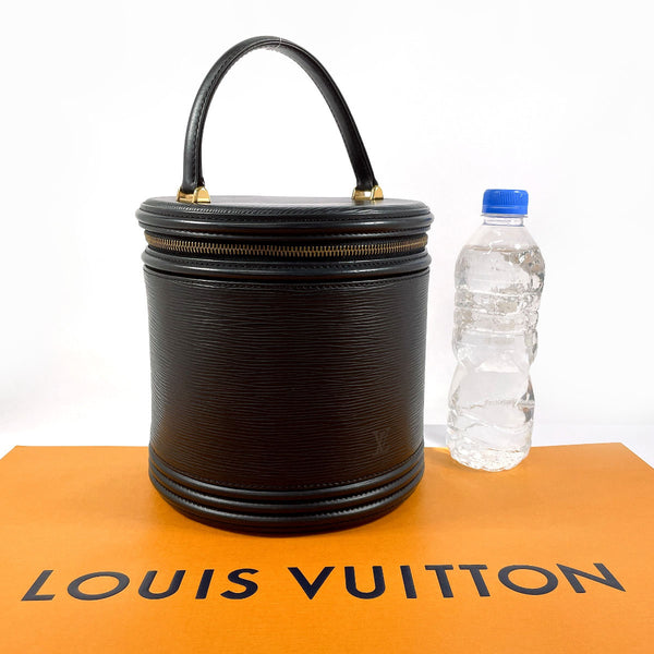 LOUIS VUITTON Handbag M48032 Cannes Vanity bag Epi Leather Black Black Women Used