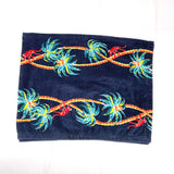 LOUIS VUITTON towel MP1980 Jungle motif beach towel bath towel cotton Navy unisex Used