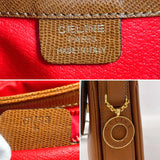 CELINE Shoulder Bag leather Brown Women Second hand