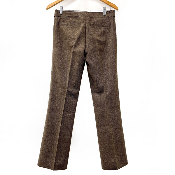 BURBERRY Pants Burberry London wool/polyester Brown Women Second hand