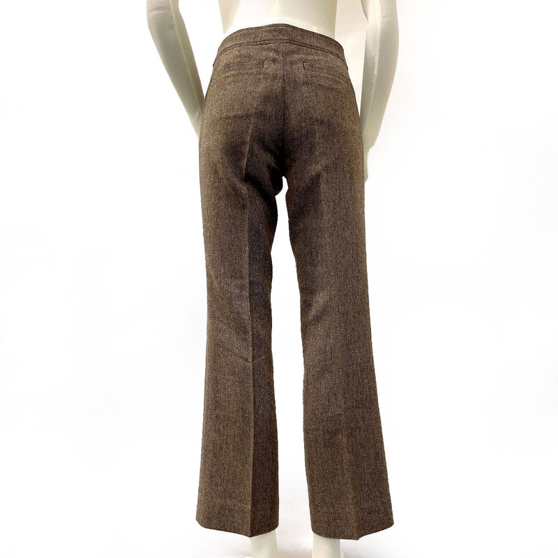 BURBERRY Pants Burberry London wool/polyester Brown Women Used