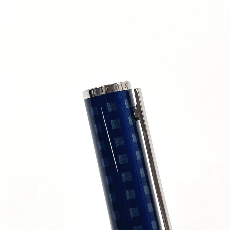 LOUIS VUITTON Ballpoint pen N79155 Jetrack Damier Andigo blue metal blue unisex Second hand