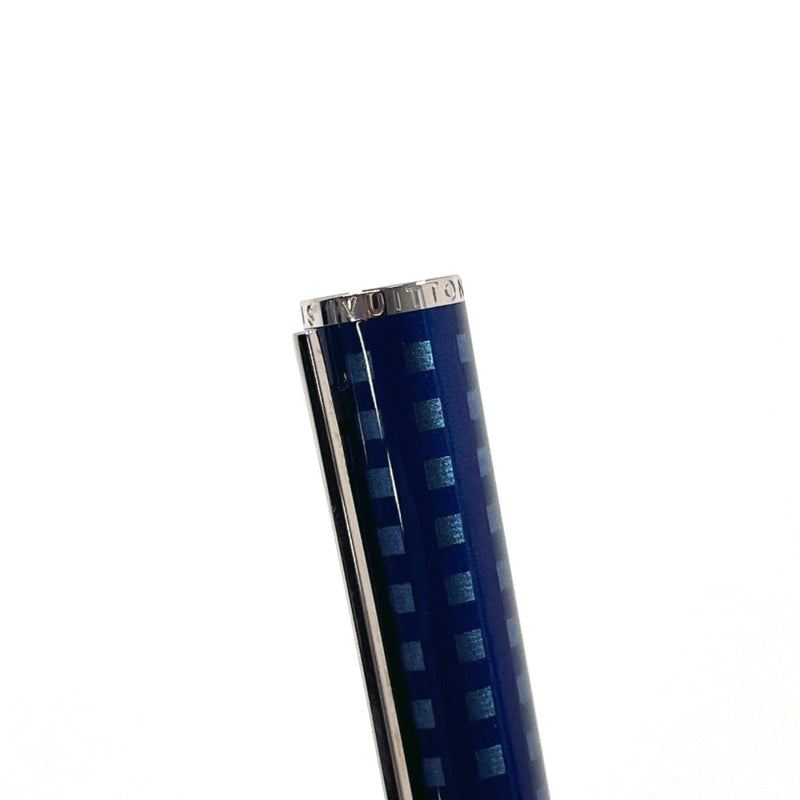 LOUIS VUITTON Ballpoint pen N79155 Jetrack Damier Andigo blue metal blue unisex Second hand