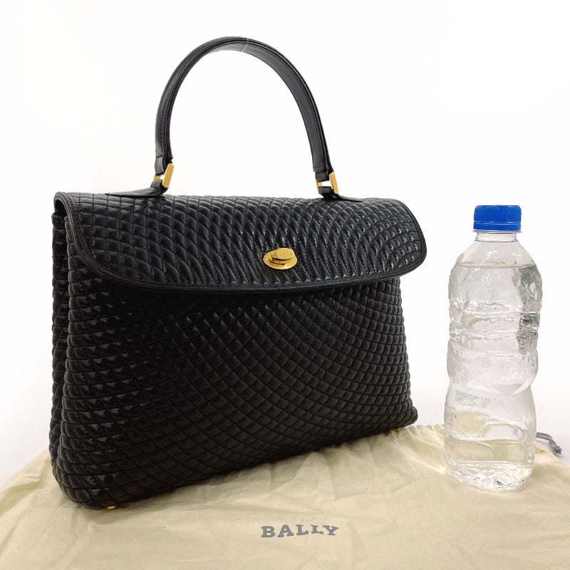 BALLY Handbag quilting leather Black Women Second hand