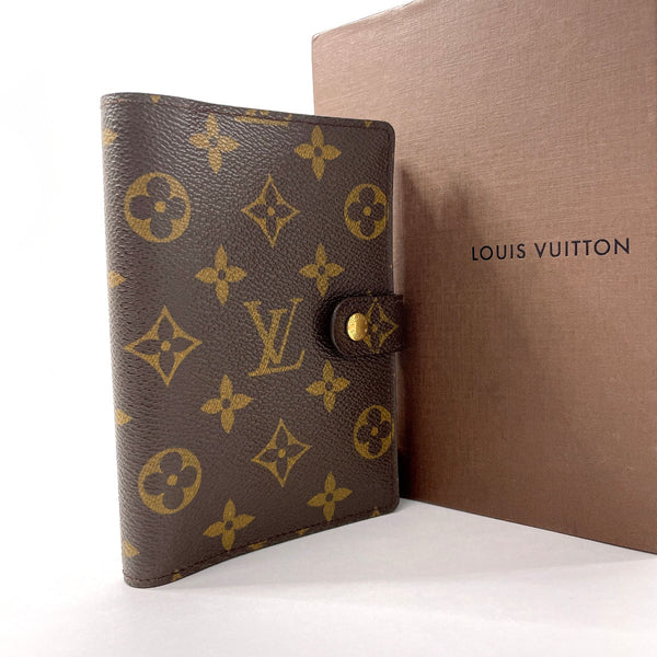 LOUIS VUITTON Notebook cover R20005 Agenda PM Monogram canvas Brown unisex Second hand