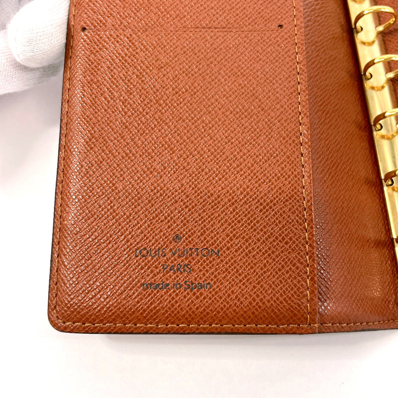 LOUIS VUITTON Notebook cover R20005 Agenda PM Monogram canvas Brown unisex Second hand