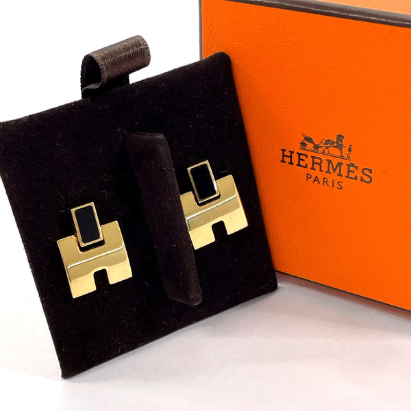 HERMES earring Eileen metal gold gold Women Second hand