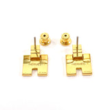 HERMES earring Eileen metal gold gold Women Second hand