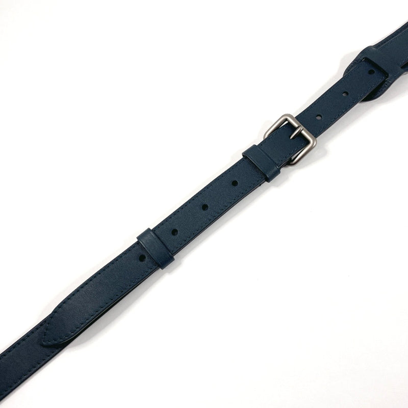 LOUIS VUITTON Shoulder strap leather Navy unisex Second hand