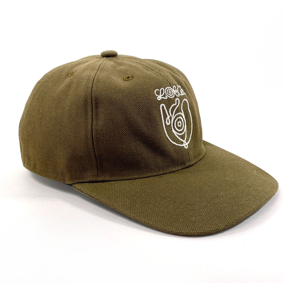 LOEWE アイボリー ロゴキャップ LOEWE アイボリー ロゴキャップ