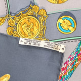 HERMES scarf Carre 90 Petite Main Seamstress silk Navy Women Second hand