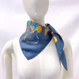 HERMES scarf Carre 90 Petite Main Seamstress silk Navy Women Second hand