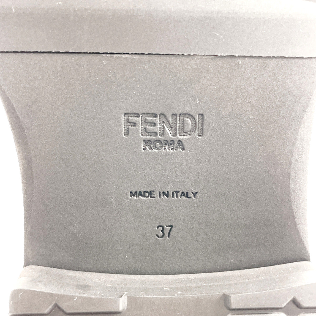 FENDI boots 8U8036 Long boots Zucca 21AW EMBOSSED FF MOTIF leather