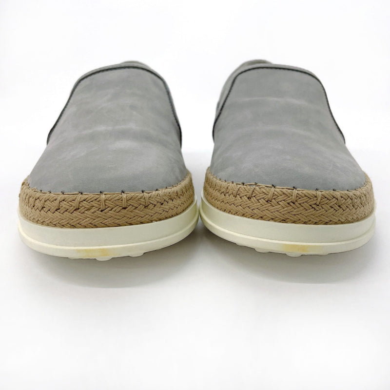 TOD’S Slip-on XXW0TV0J97006SB219 Espadrille rubber/Suede gray Women Second hand