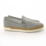 TOD’S Slip-on XXW0TV0J97006SB219 Espadrille rubber/Suede gray Women Second hand