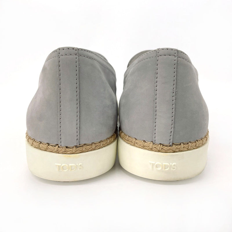 TOD’S Slip-on XXW0TV0J97006SB219 Espadrille rubber/Suede gray Women Second hand