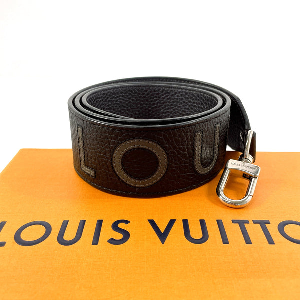 LOUIS VUITTON Shoulder strap J02392 Taurillon Clemence Black Black mens Second hand