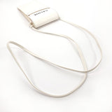 CELINE Shoulder Bag Sunglasses case logo leather white unisex Second hand