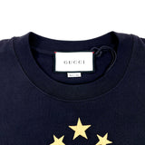 GUCCI Short sleeve T-shirt GUCCI BAND cotton Black mens New