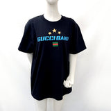GUCCI Short sleeve T-shirt GUCCI BAND cotton Black mens New